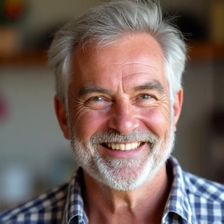 Client Michael S. looking happy with his family